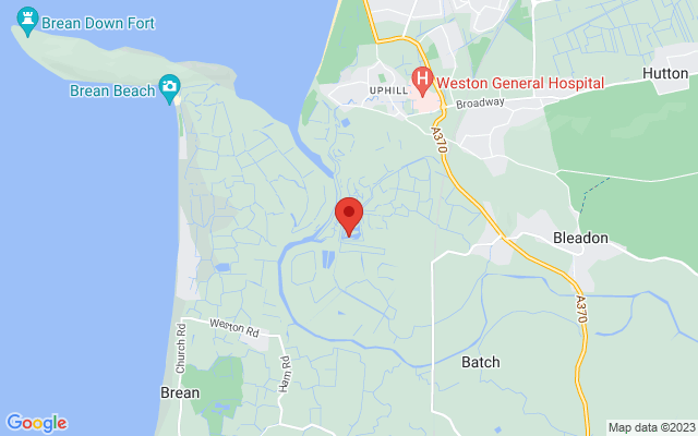 Bleadon Levels Location Map