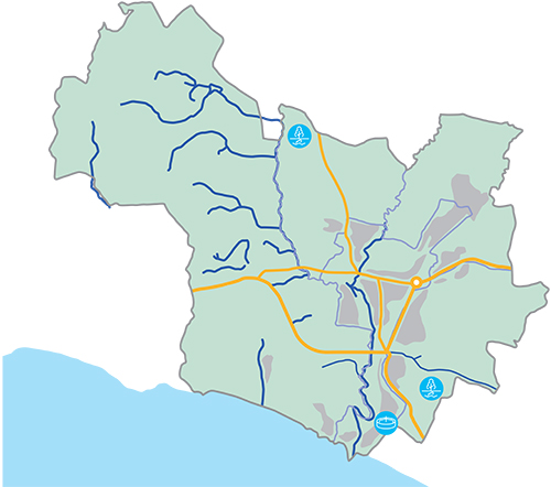 Map of Bridport