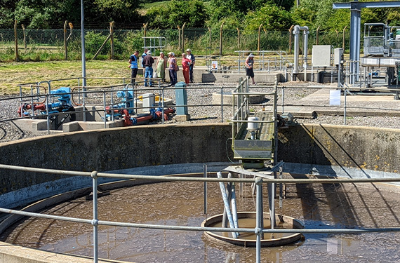 Site visits at our water recycling centres