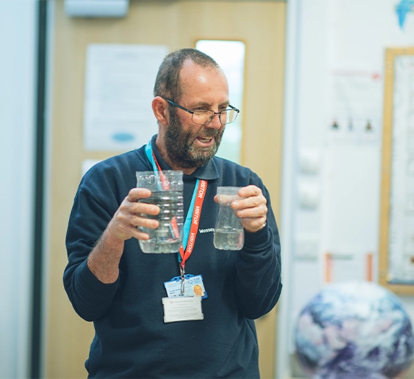 Education Adviser During a school Visit