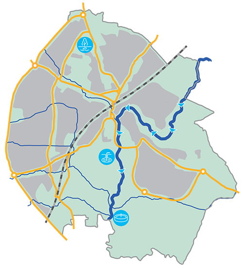 Map of Chippenham town